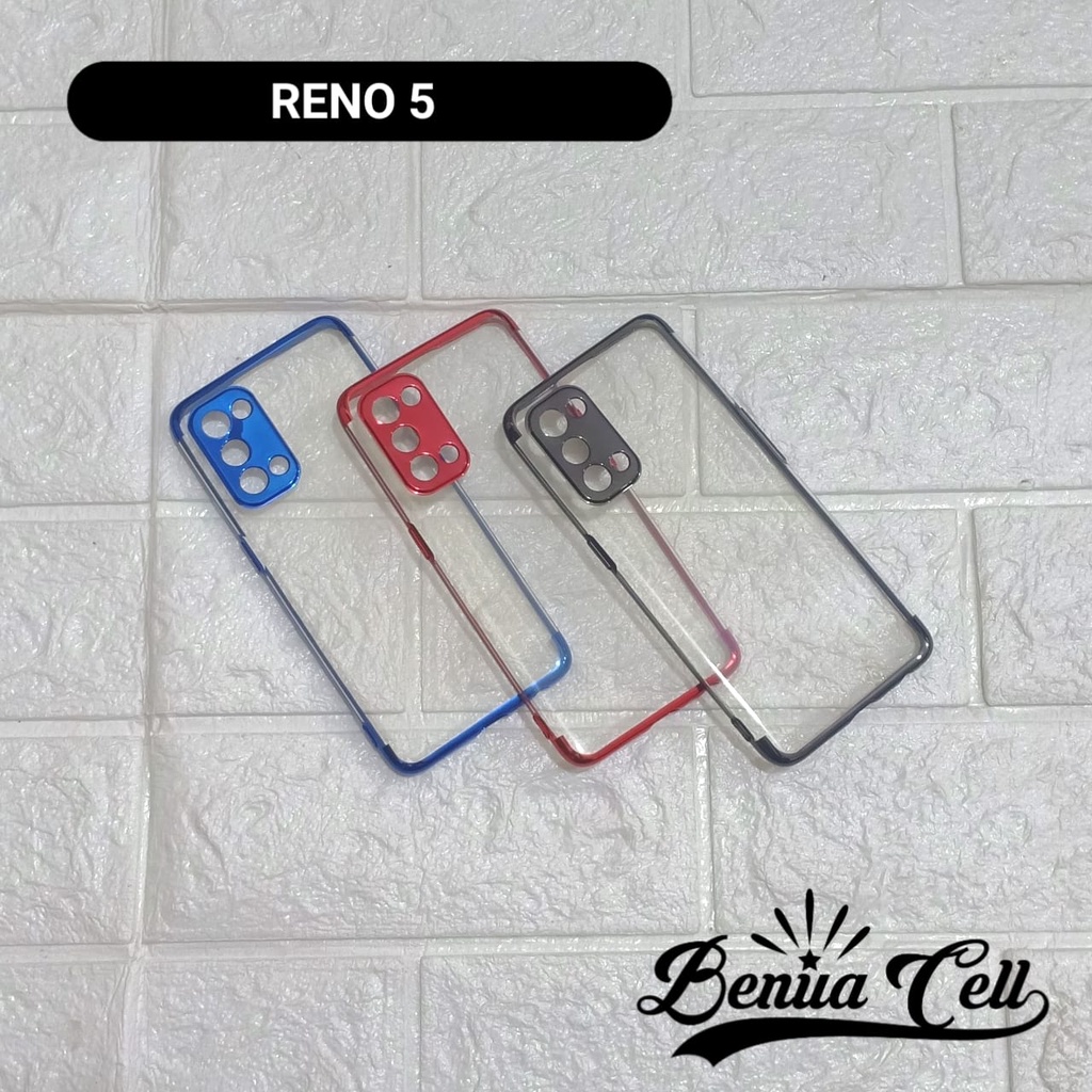 CASE RENO 5F RENO 5 - PREMIUM SHINING CHROME OPPO RENO 5 RENO 5F