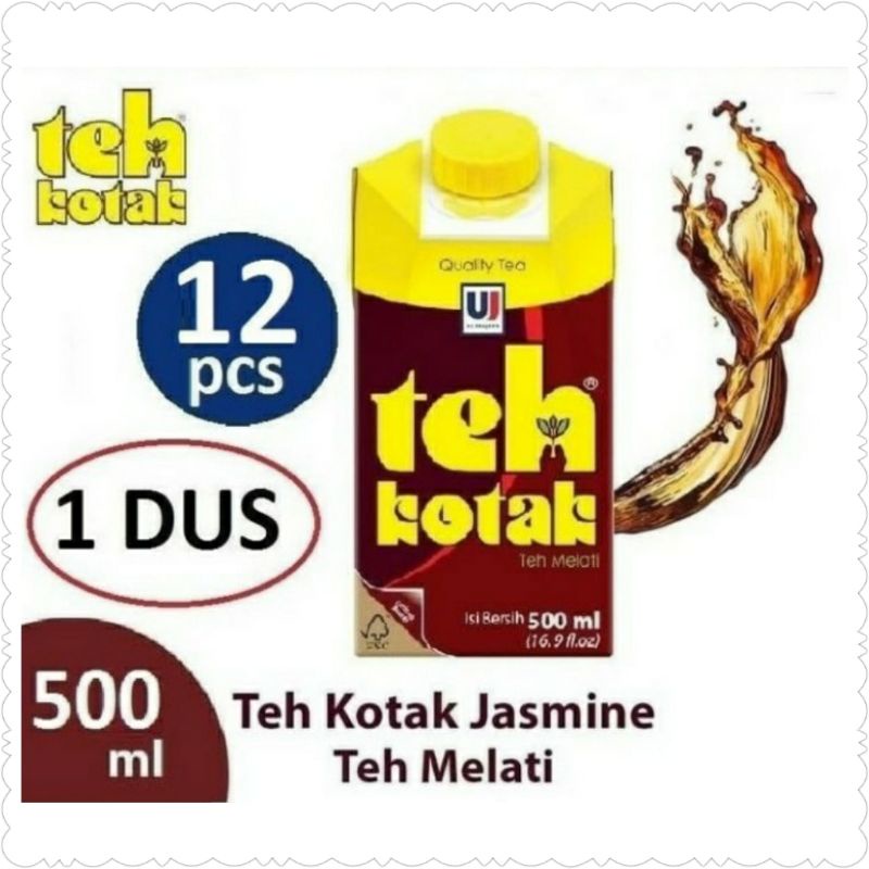 Teh Kotak Jasmine 500ml 1 dus