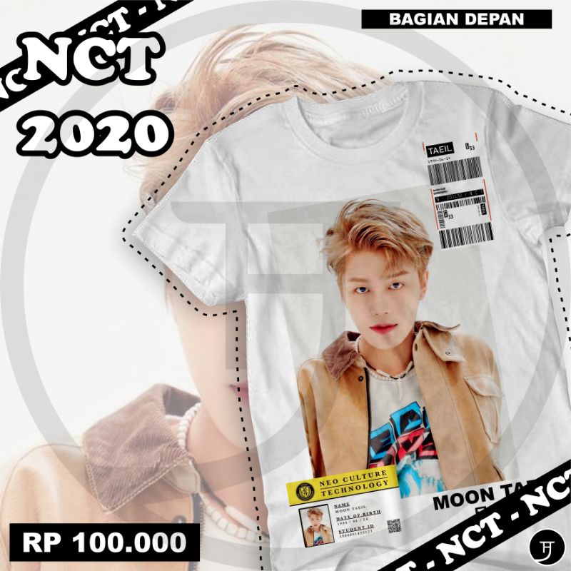 Kaos Desain NCT 2020 'Taeil'