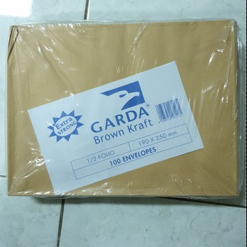 

Amplop Kraft Polos 1/2 Folio Garda