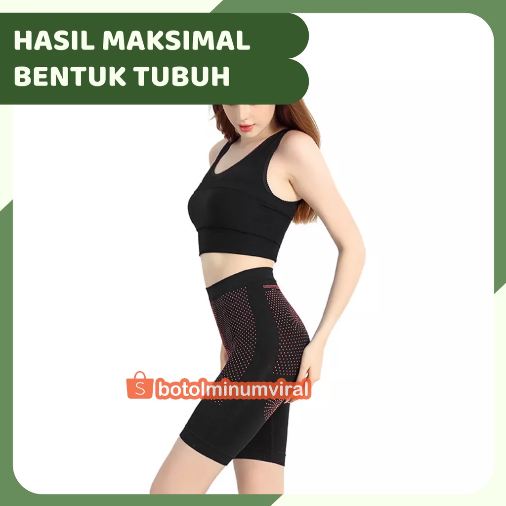 Slimming Suit 3 in 1 Baju Korset Celana Pelangsing Infrared Dapat 3pcs PREMIUM