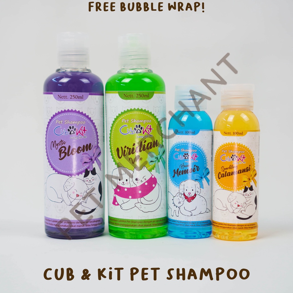 Jual Cub n Kit Pet Shampoo 100 ml & 250 ml Dog and Cat Shampo Sampo