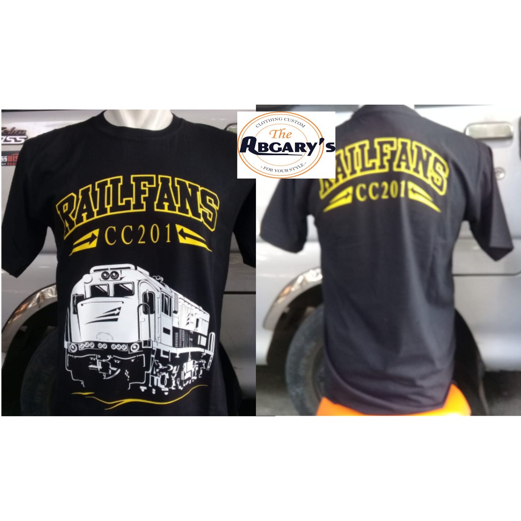 KAOS RAILFANS KERETA API CC201 KEREN