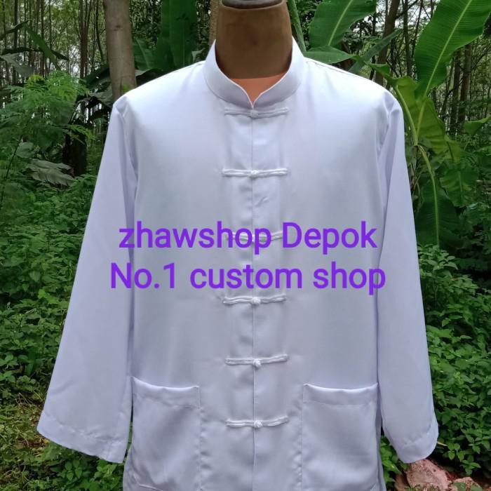 Rahma | (S-Xl) Baju Kungfu Hitam/Baju Shanghai/Baju Ip Man Kekinian Terlaris