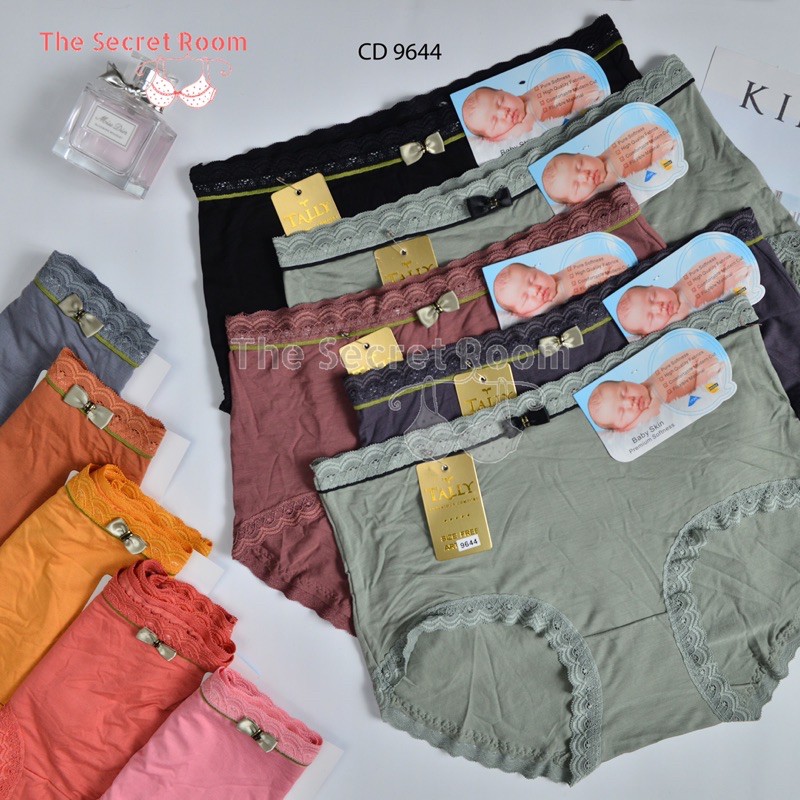 TALLY CD CELANA DALAM 9644 I FREE SIZE I FIT XL I BAHAN BABY SKIN MIX RENDA