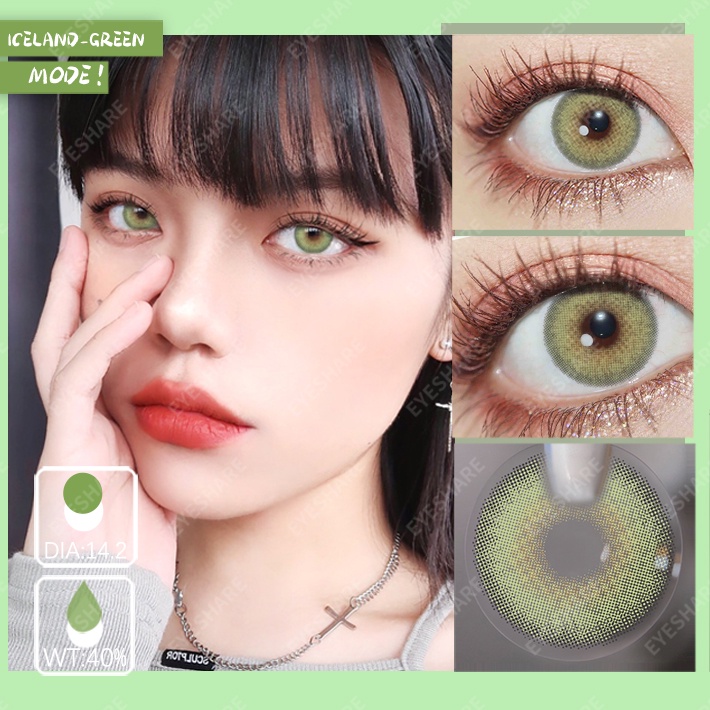 [✅COD] 1 Pasang Lensa Kontak Warna Lensa Kontak soflen soflens softlens softlense softlens grey