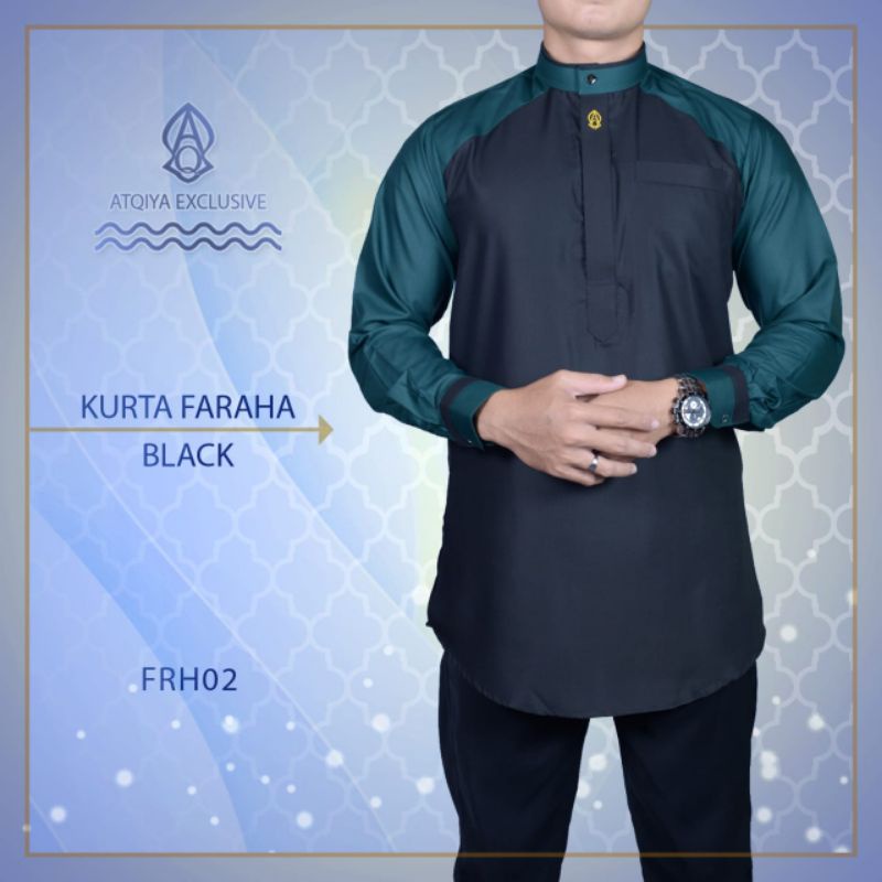 ☑️ Kurta ATQIYA FARAHA / Baju Semi Gamis Pria / Kurta Pakistan Elegan Dan Kekinian