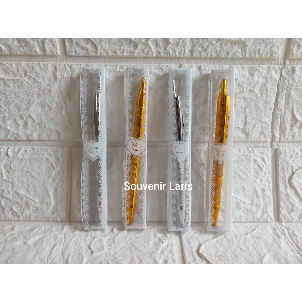 

Souvenir pulpen pen bolpen bolpoin emas perak kemas box sovenir sofenir