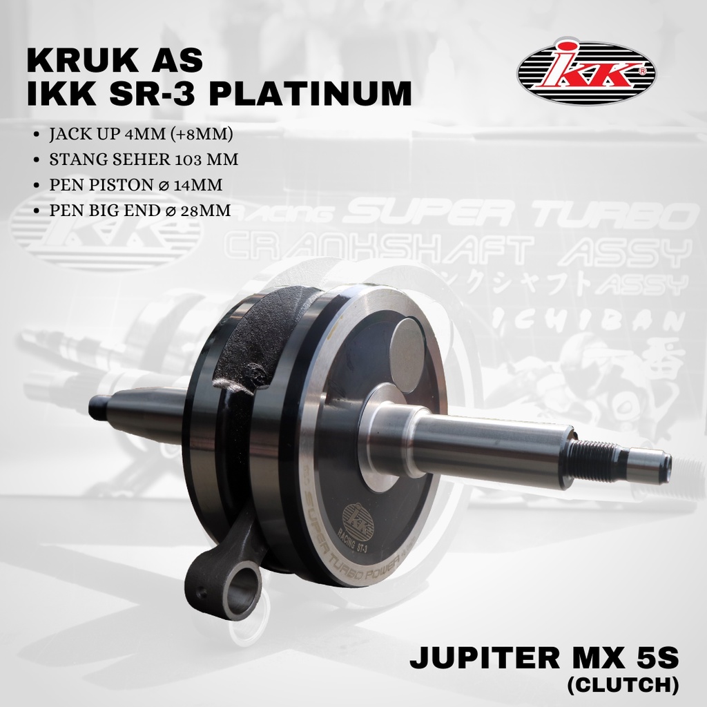 Crankshaft Kruk as IKK jupiter mx 5 speed up 4mm (8mm) 103L