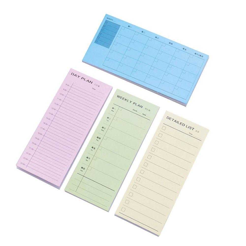 [Elegan] Notapad Kecil Harian Mingguan Portable Copybook Alat Tulis Plan List Cek List