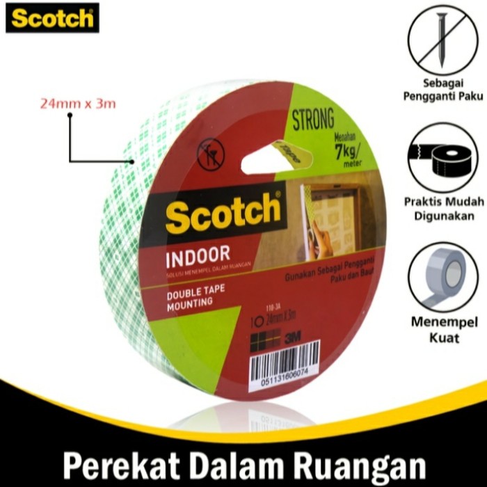 

Nikmati 3M Mounting Tape 24Mm X 3M 110-3A Diskon