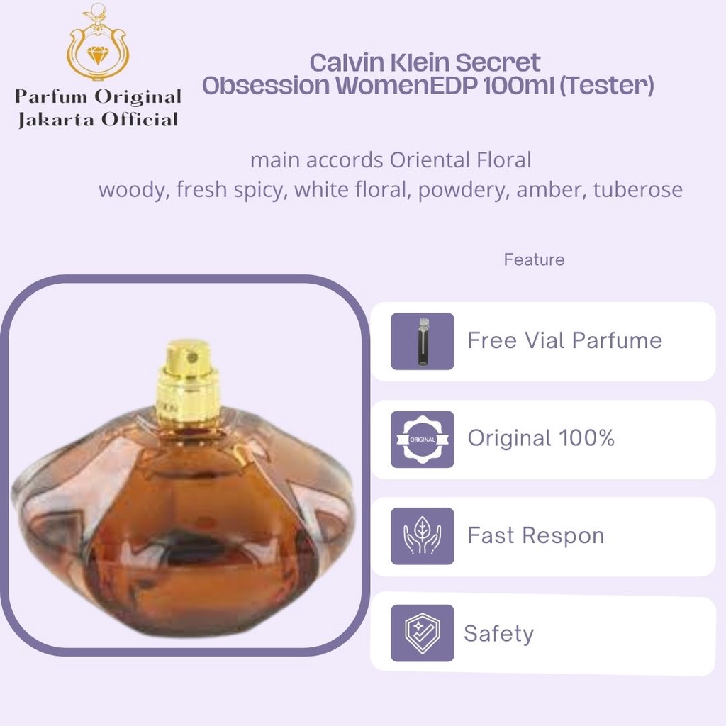 Parfum Parfume Perfume Asli Perawatan Kecantikan Original Import Branded Wanita Perempuan Cewek CK C