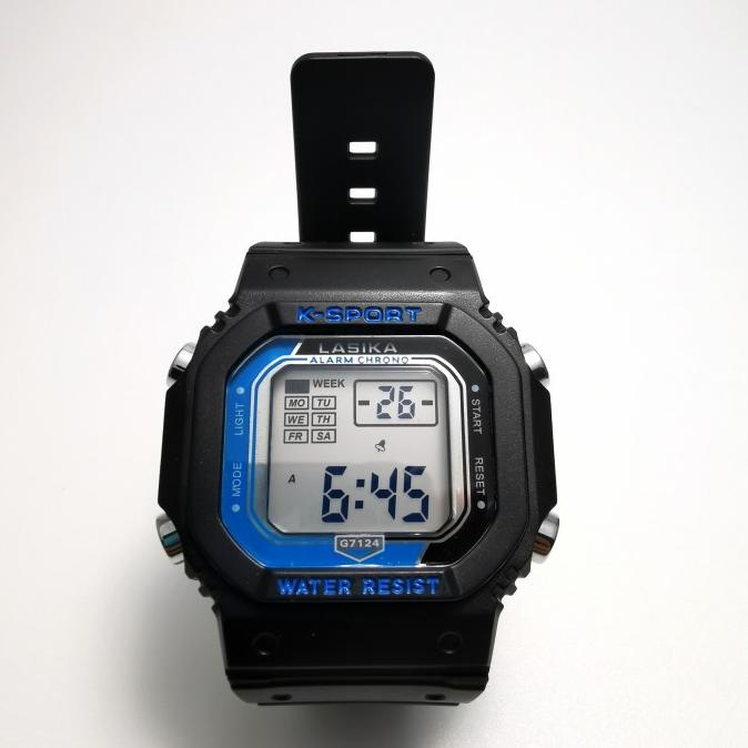 JAM TANGAN DIGITAL LASIKA ANAK SEGI WATER RESIST LASIKA SEGI