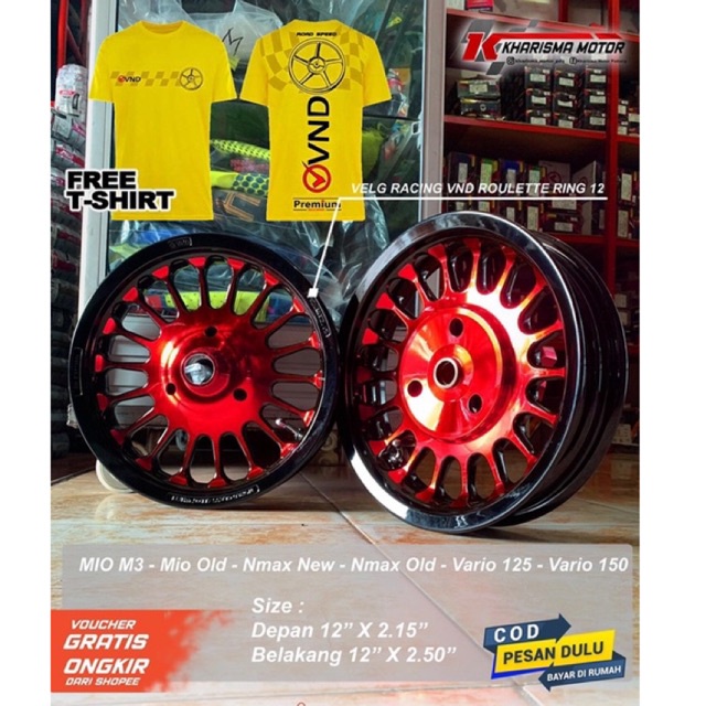 VELG RACING VND ROULETTE RING 12 mio m3