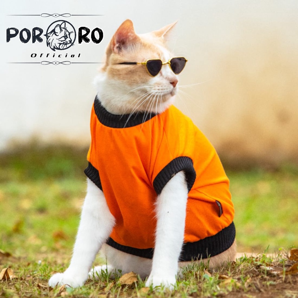 Baju Kucing Murah Lucu Asesoris Hewan Kaos Combed 30S