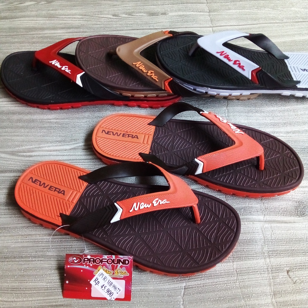 Sandal Japit New era/Sandal New era terbaru/Sandal Japit Pria New era