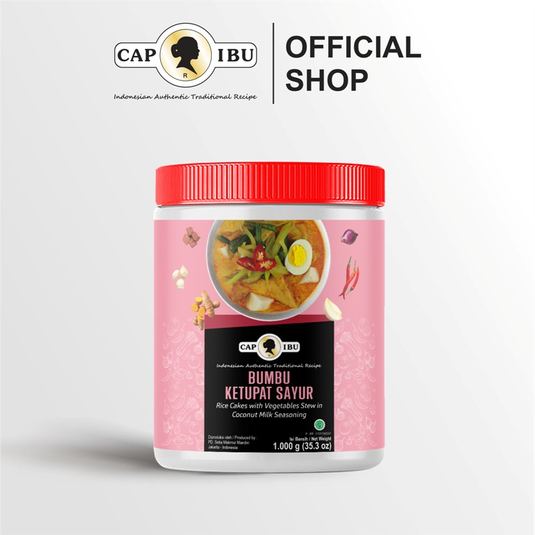 CAP IBU Bumbu Ketupat Sayur Kemasan Pot