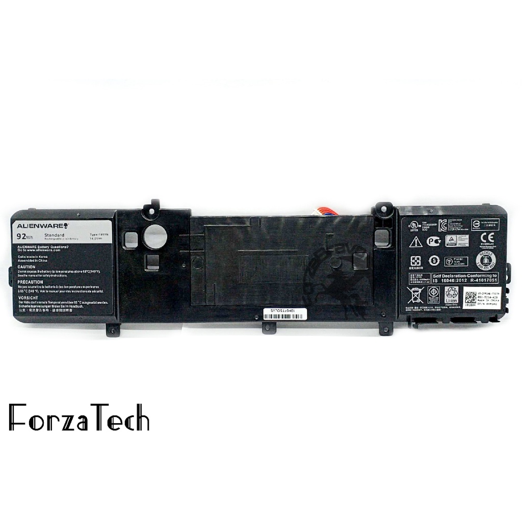 Baterai Original Laptop DELL Alienware 15 R1 15 R2 series 191YN 92WH