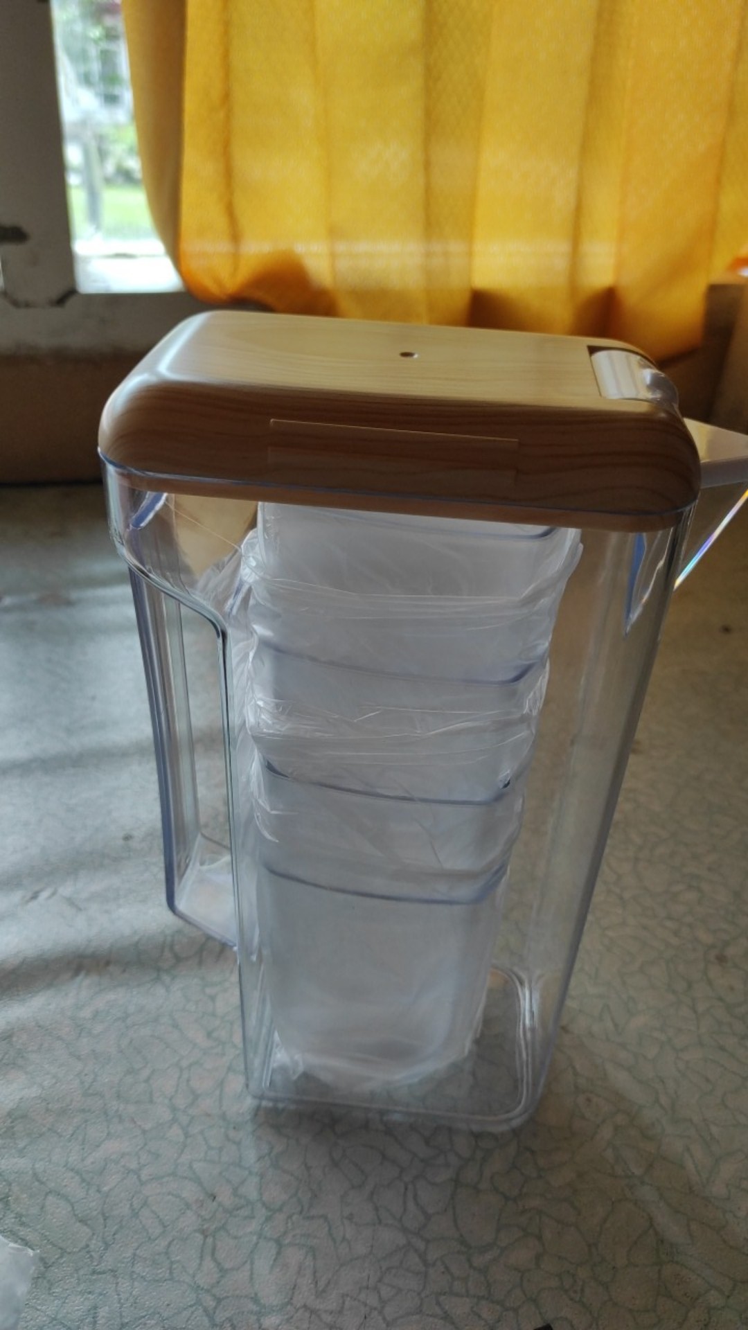 Anqi Shop Teko Kaca Pitcher Untuk Jus Air Minum Tahan Panas Dingin Infused Water Vs-34