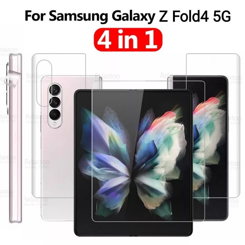 Hydrogel Samsung Galaxy Z Flip 4 Fold 3 4 5G Screen Guard Protector Anti Gores