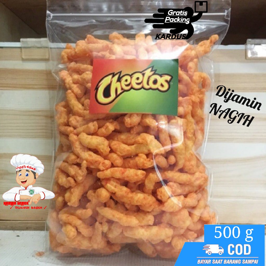 

[500g] Cheetos RASA BALADO JAGUNG BAKAR atau JAGUNG PANGGANG - BISA COD / HAMBA SNACK TERLARIS TEMAN NGEMIL / TES TWIS TWIS | makanan ringan jajanan jadul camilan termurah jajanan murah cemilan sehat snack kiloan