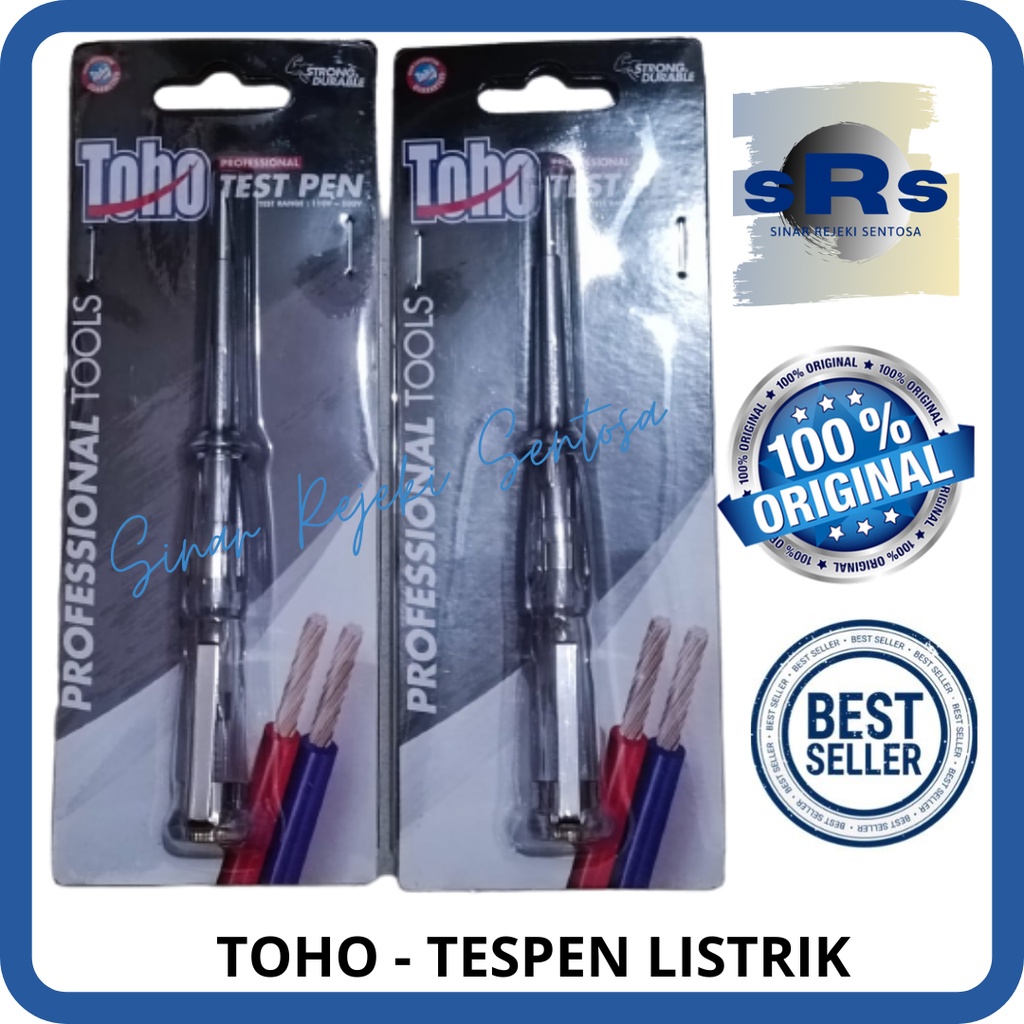 TOHO - TESPEN LISTRIK/TESPEN MINUS/TEST PEN LISTRIK