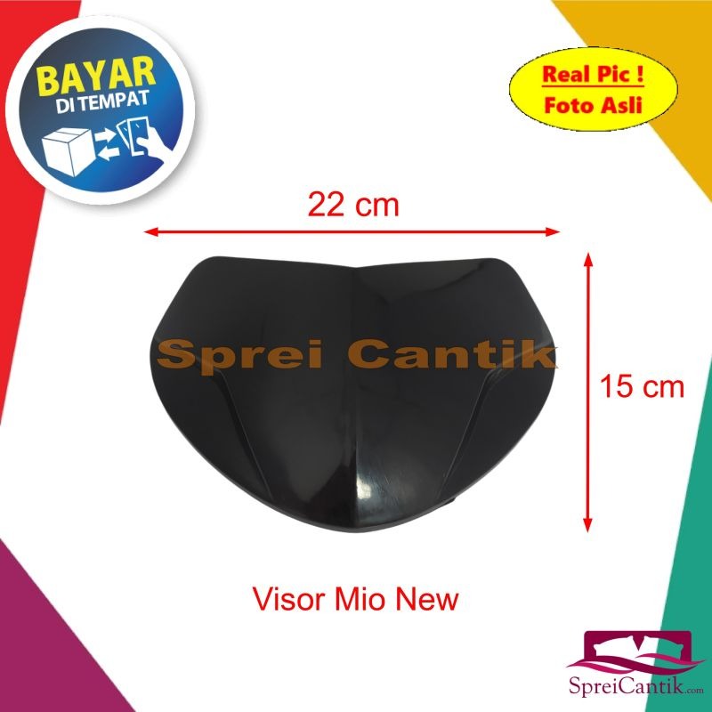 Visor Mio NEW / Windshield Mio NEW J - Variasi Aksesoris Tameng Motor Depan