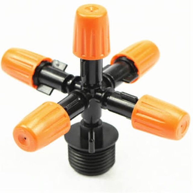 Connector Cabang 5 untuk Mist Nozzle / Orange Nozzle