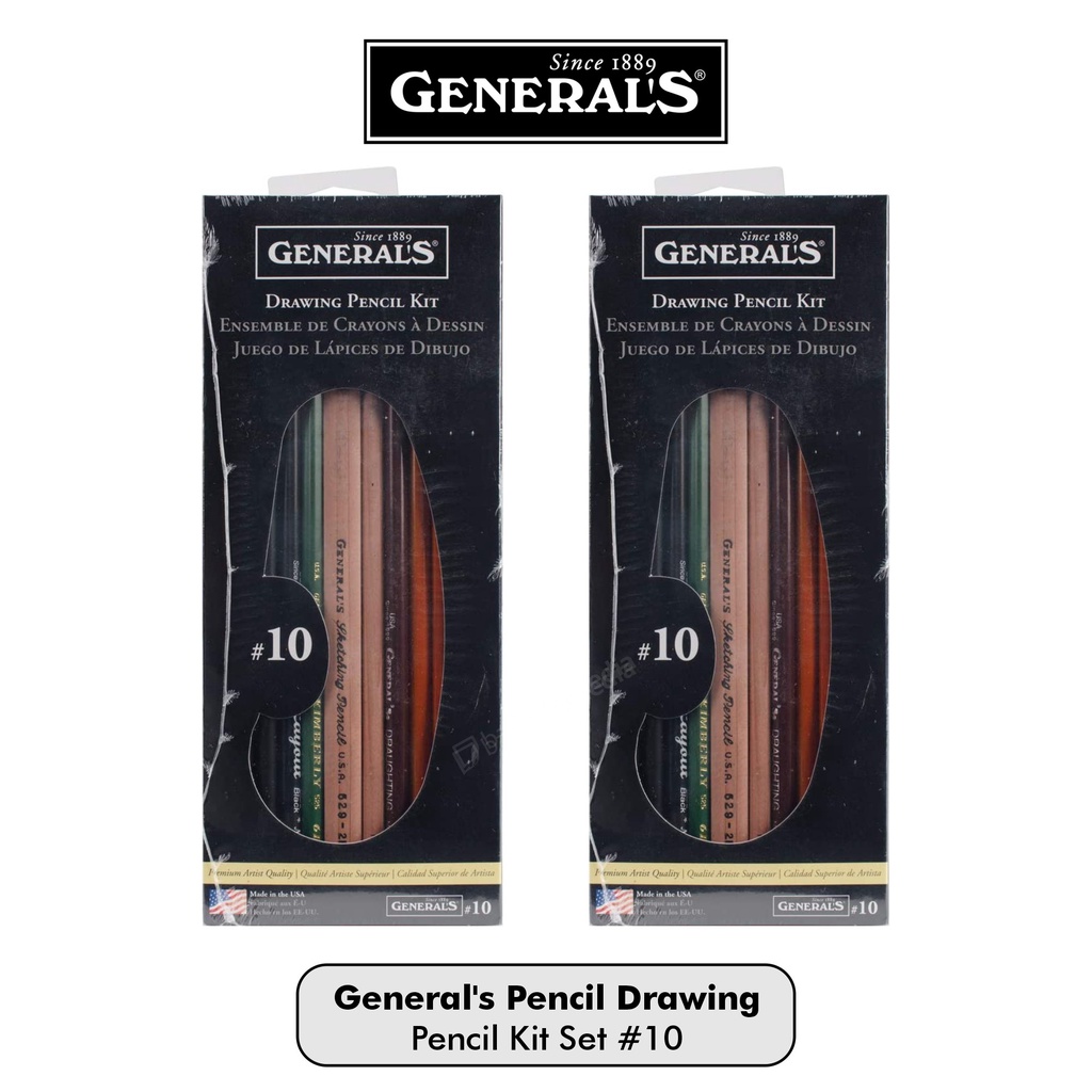 General's Pencil Drawing Pencil Kit Set #10