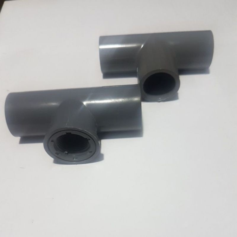 Tee . T . sambungan T pipa . Tee drat 1/2 . 3/4 . 1 . 1/2×3/4