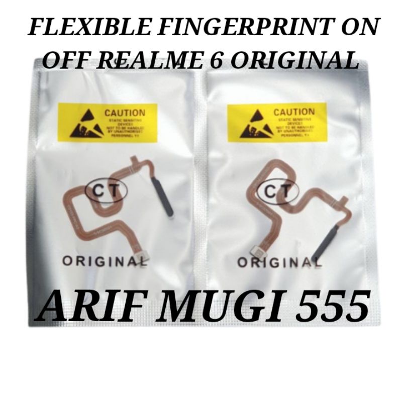 Flexible Fingerprint Sidik Jari on off Realme 6 Original