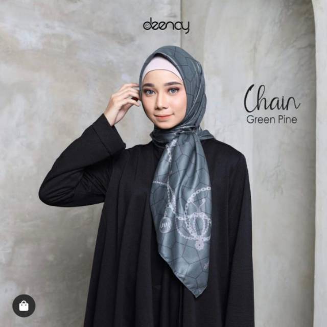 HIJAB DEENAY CHAIN GREEN PINE