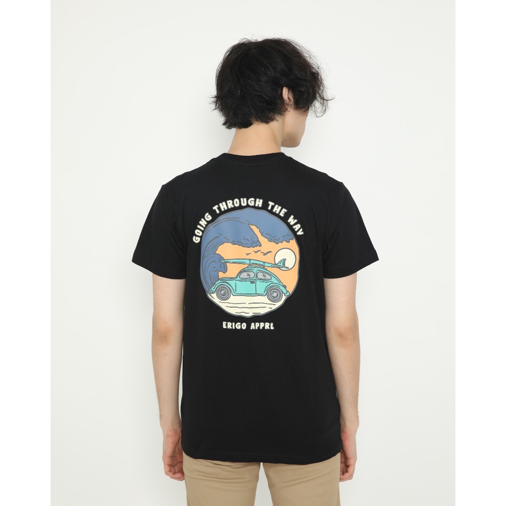 Erigo T-Shirt On Going Black | Shopee Indonesia