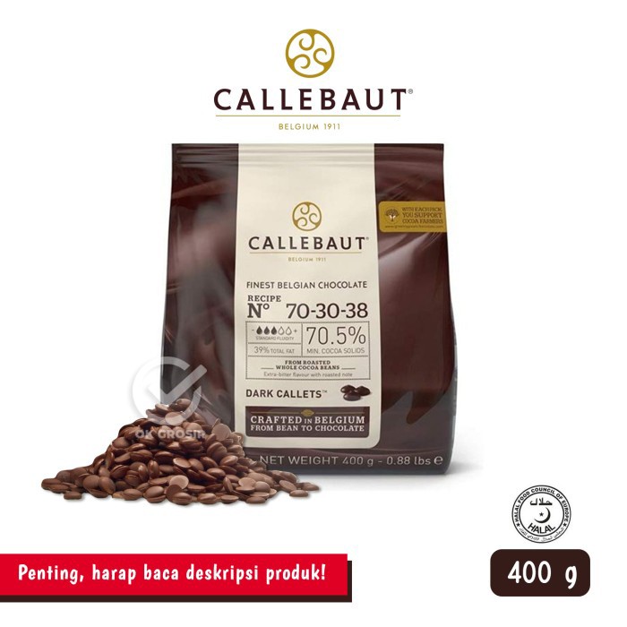 

Callebaut 70,5% + Ice Gel (400 gr) KHUSUS GOSEND & JNE YES