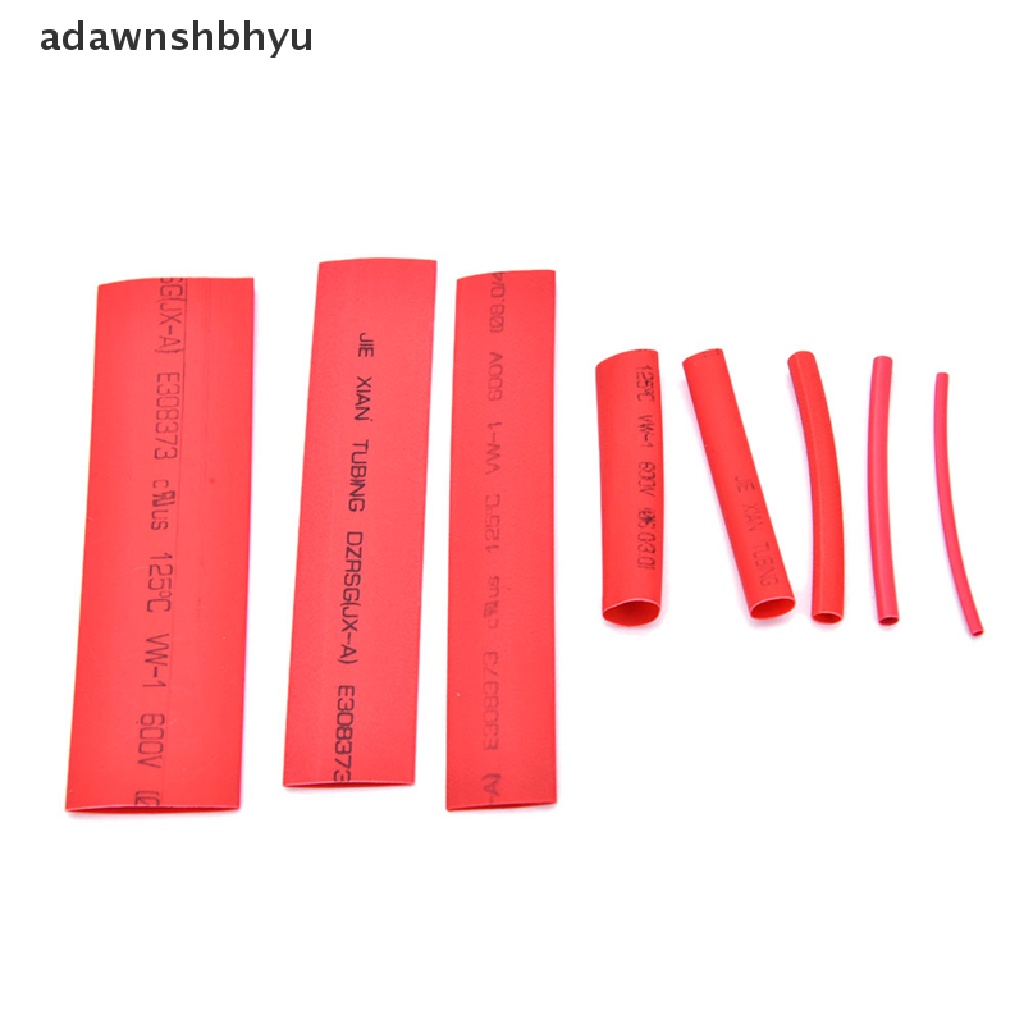 Adawnshbhyu 328pcs 5warna 8ukuran Aneka 2:1 Heat Shrink Tubing Wrap Sleeve Kit top