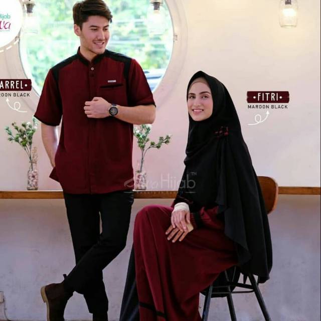 gamis couple alwa rustam