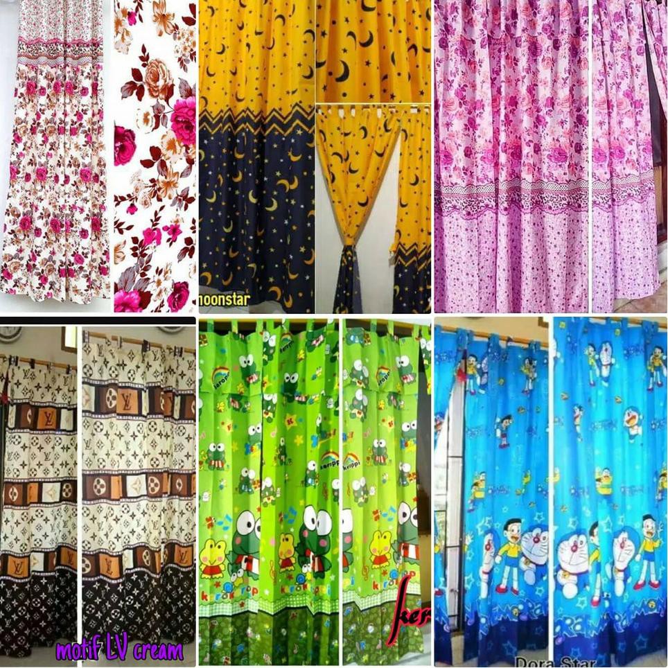 HWA HORDENG JENDELA KAMAR | HORDENG PINTU KAMAR KARAKTER | TIRAI PINTU JENDELA KARAKTER MURAH✼ (Buru