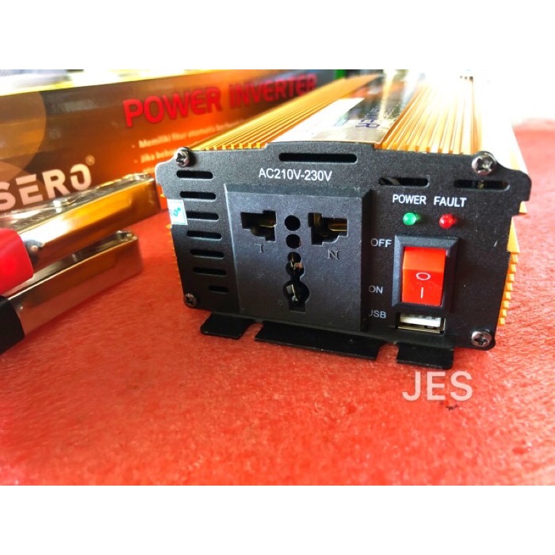 Power Inverter Visero DC 12V To AC 230V 1500W