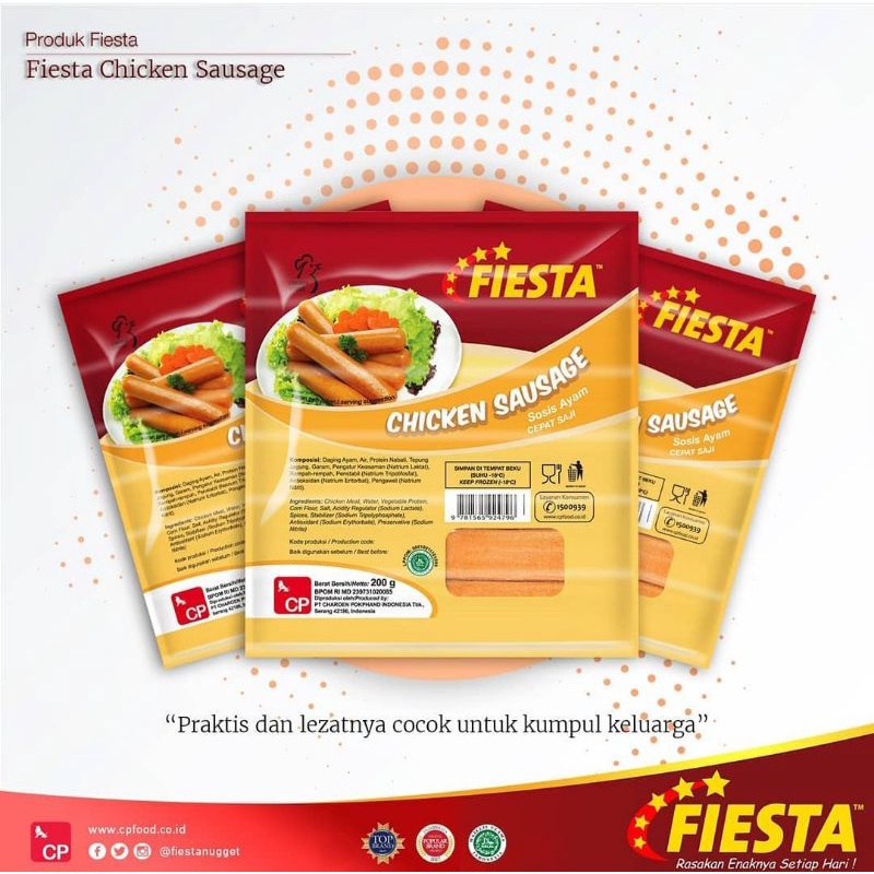 

Fiesta Sosis Ayam 500gr | Premium