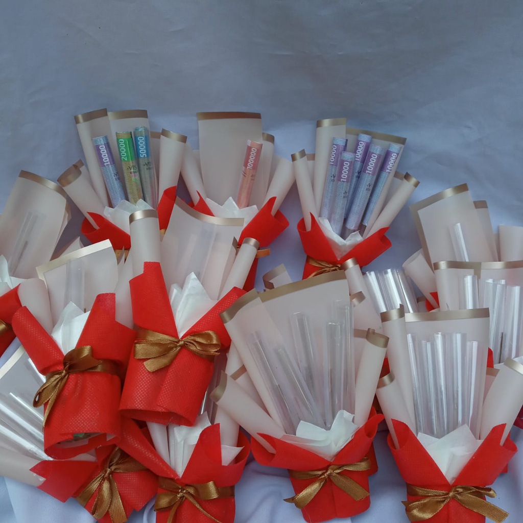 Buket THR Lebaran - Buket uang lebaran - buket uang mini - buket kosongan - Bucket kosong untuk uang