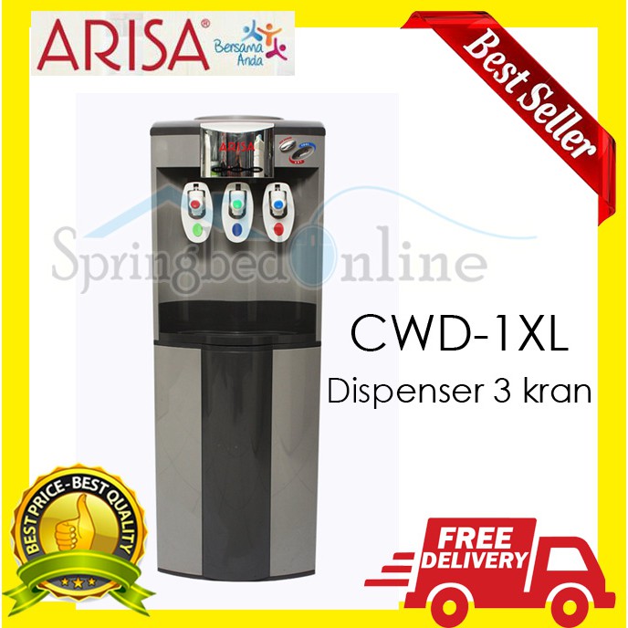 DISPENSER PANAS DINGIN CWD-1XL ARISA GALON ATAS