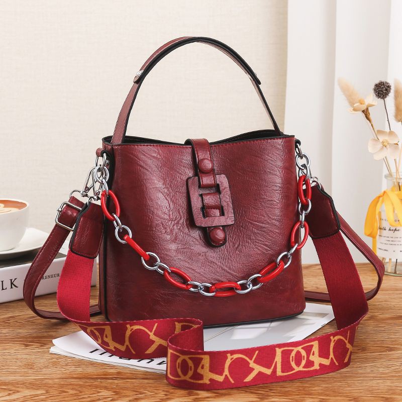 JK 809 1KG MUAT 2PCS TAS SELEMPANG WANITA FASHION SLING BAG BUCKET IMPORT U3951 Z3404 C8435