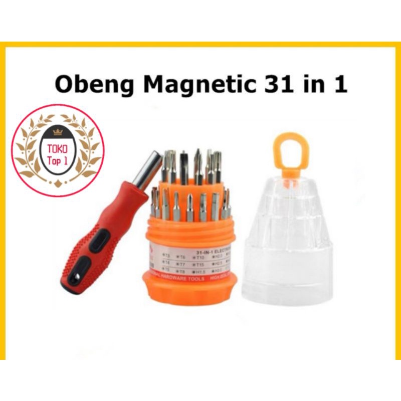 Obeng Set Multifungsi/Obeng Magnetic 31 in 1