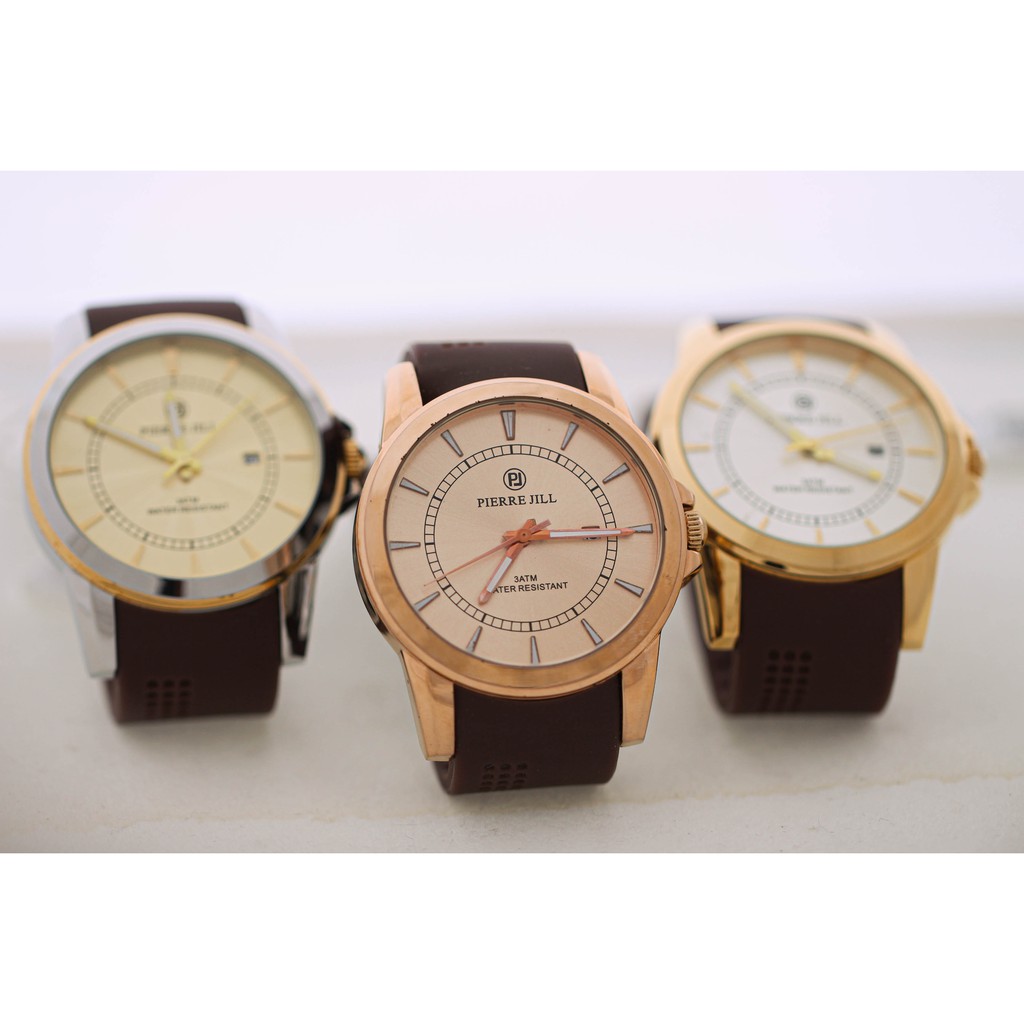 Jam Tangan Pria Sporty Pierre Jill Tali Silicon Asli