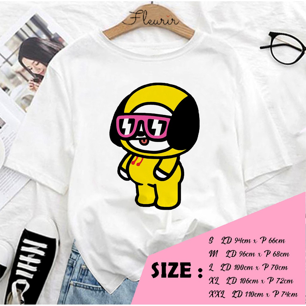 FLEURIR - KAOS CHIMMY WANITA DEWASA LENGAN PENDEK TEE UNISEX PRIA