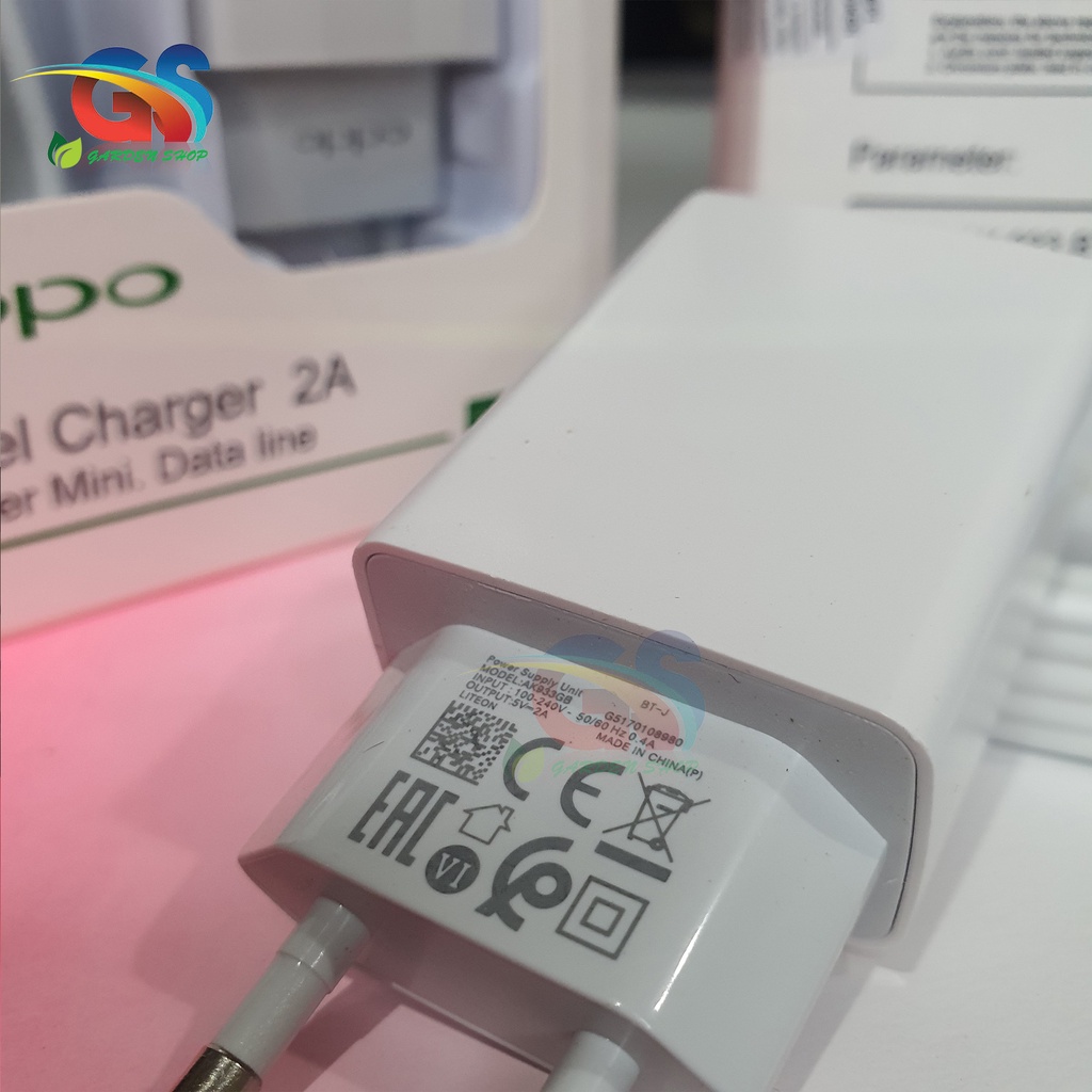 Charger Oppo Original 2A Fast Charging/Charger Oppo  F7 F5 F3 F1plus F1s A7 A3s A5s A71 A83 A37 A1k