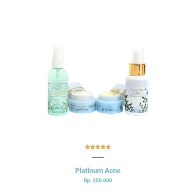 Nezzmg skincare acne series platinum