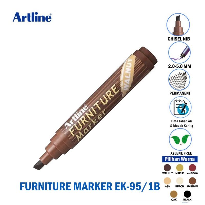 

ARTLINE Spidol Furniture Marker EK-95/1B Permanent 2.0 - 5.0 mm