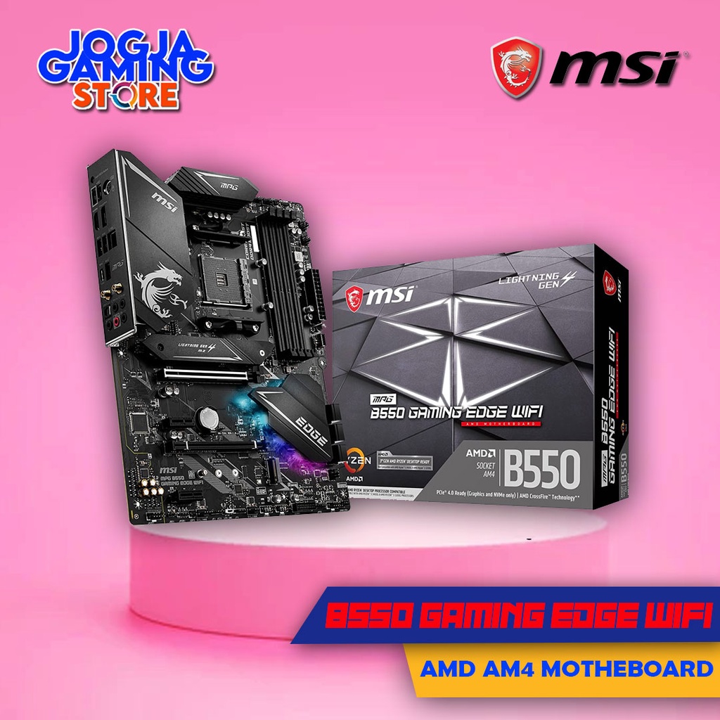 Jual MSI MPG B550 GAMING EDGE WIFI Motherboard AMD Shopee Indonesia