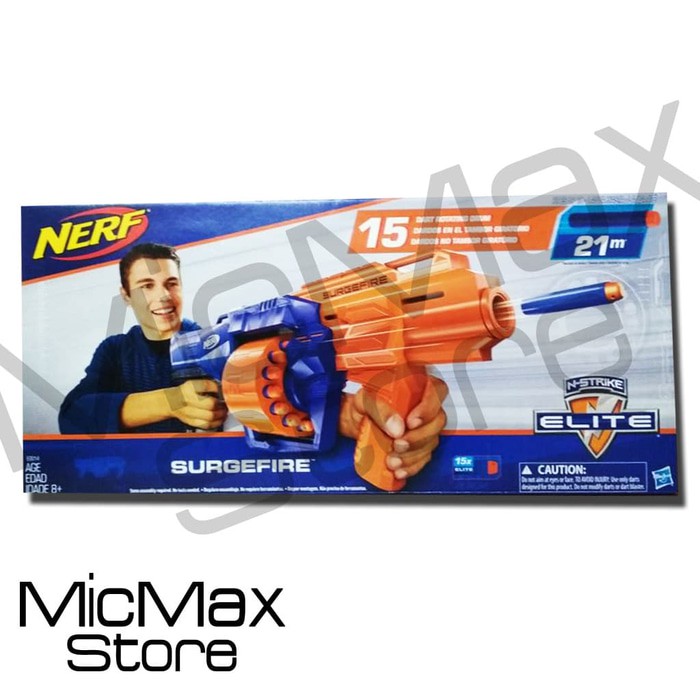 cg289 Nerf Surgefire 21m Mainan Original Asli